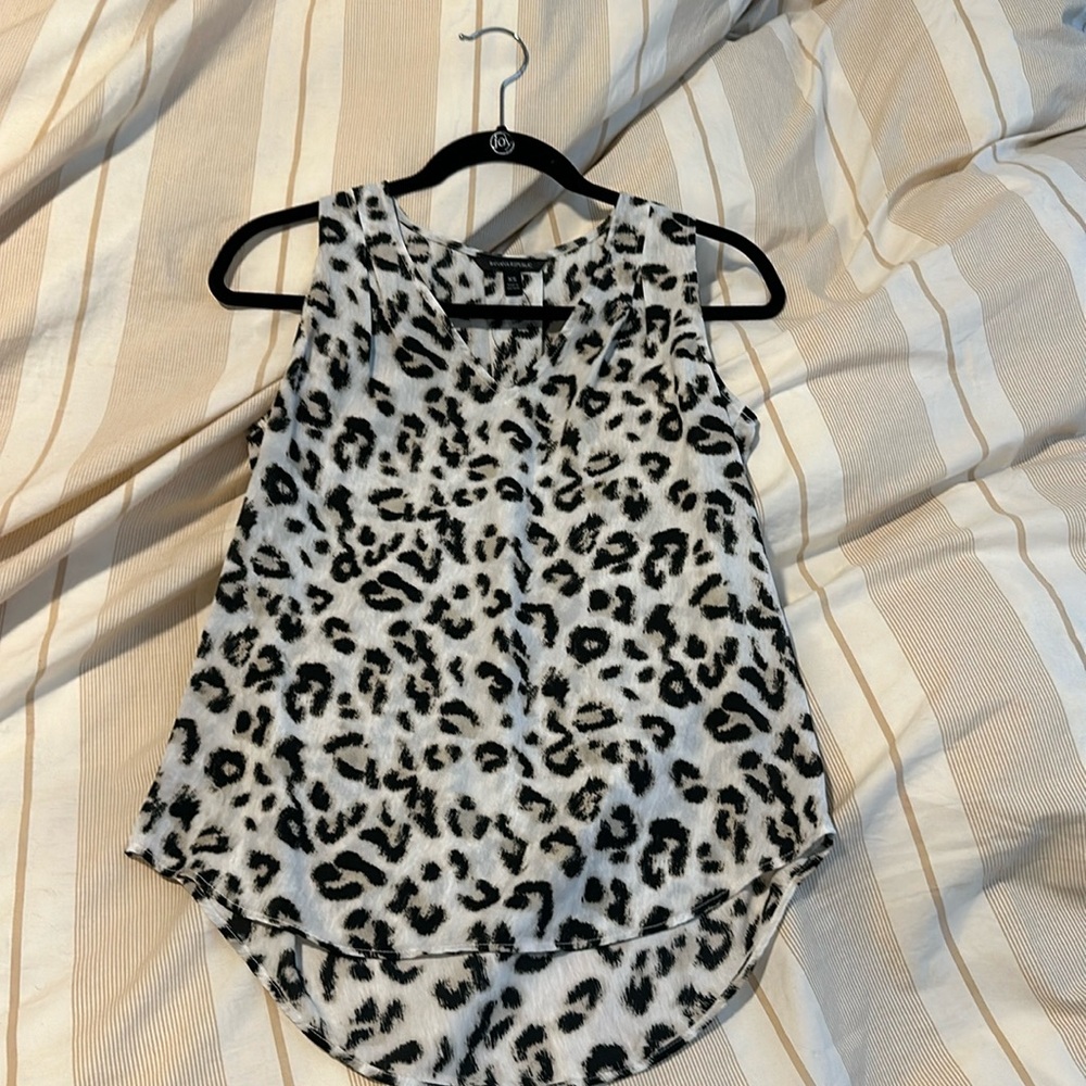 Banana republic animal print top